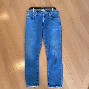 Agolde Toni Mid Rise Straight Jeans - 30